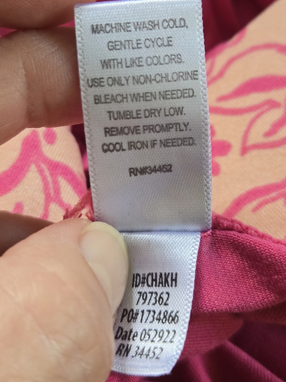 Comfort Code by Cuddl Duds 2 Pc Lounge Set Pink Paisley Hoodie & Cropped Pants - Picture 9 of 10